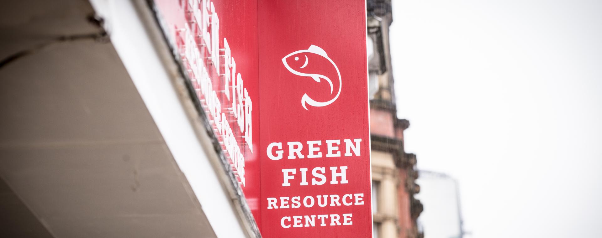 Green Fish, Manchester sign