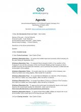 Agenda