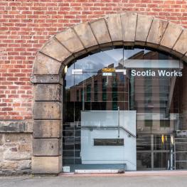 Scotia Works Entrance Closeup